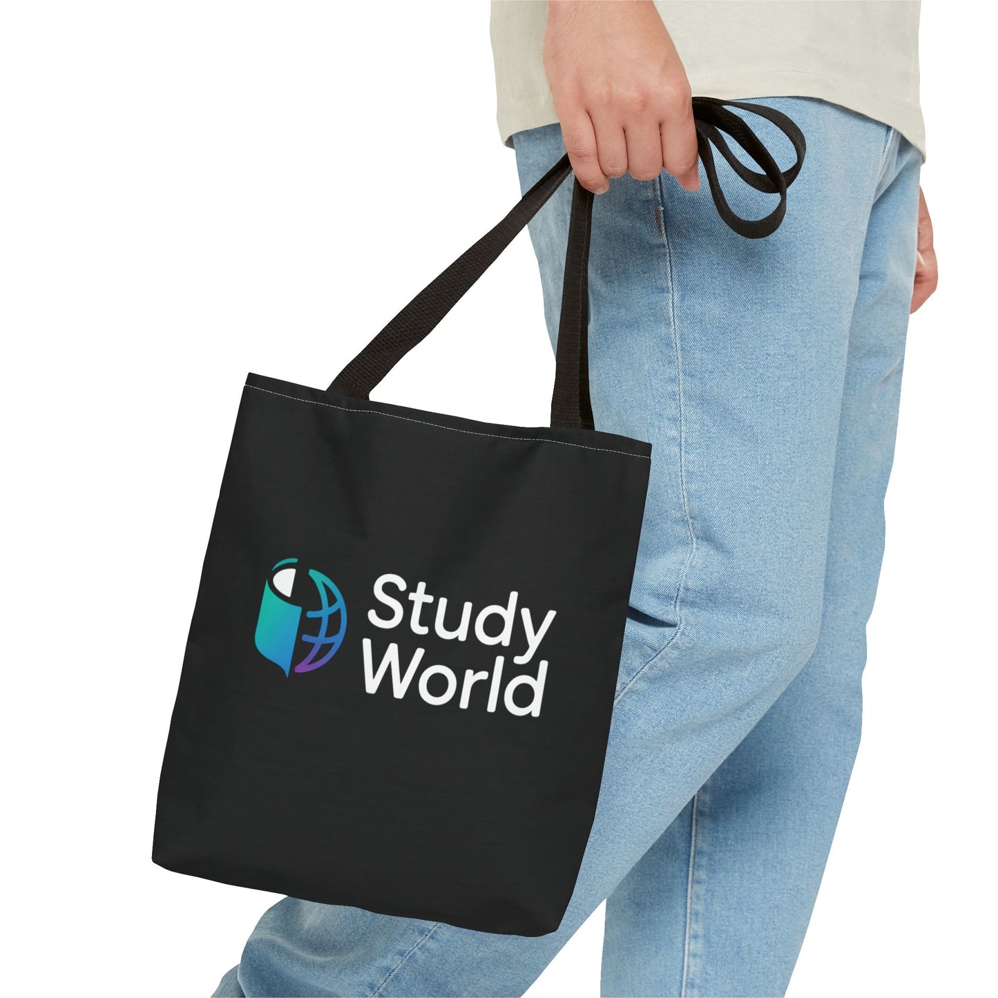 Study World Tote Bag - Stylish, Reusable Bag for Students, Eco-Friendly Shopping, Perfect for College, Travel, Gifts