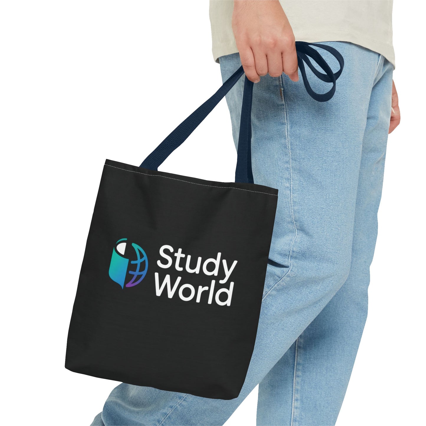 Study World Tote Bag - Stylish, Reusable Bag for Students, Eco-Friendly Shopping, Perfect for College, Travel, Gifts