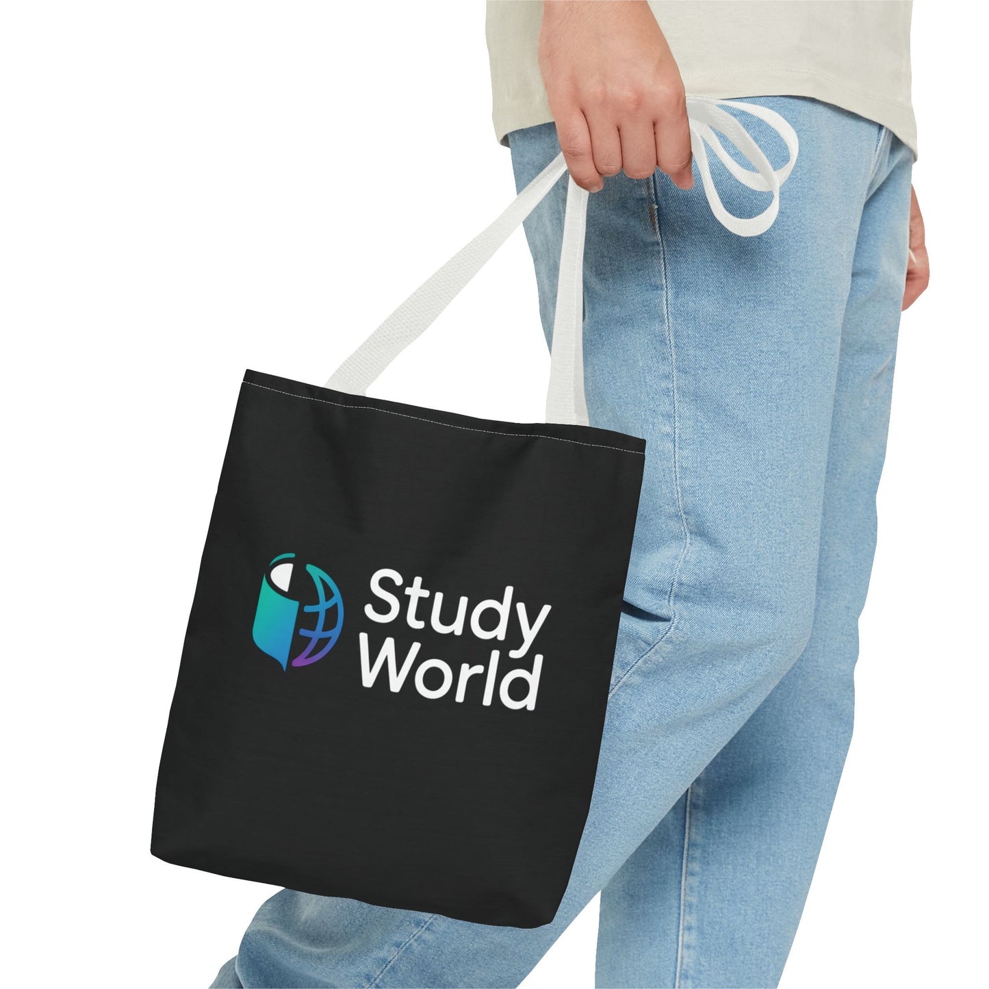 Study World Tote Bag - Stylish, Reusable Bag for Students, Eco-Friendly Shopping, Perfect for College, Travel, Gifts