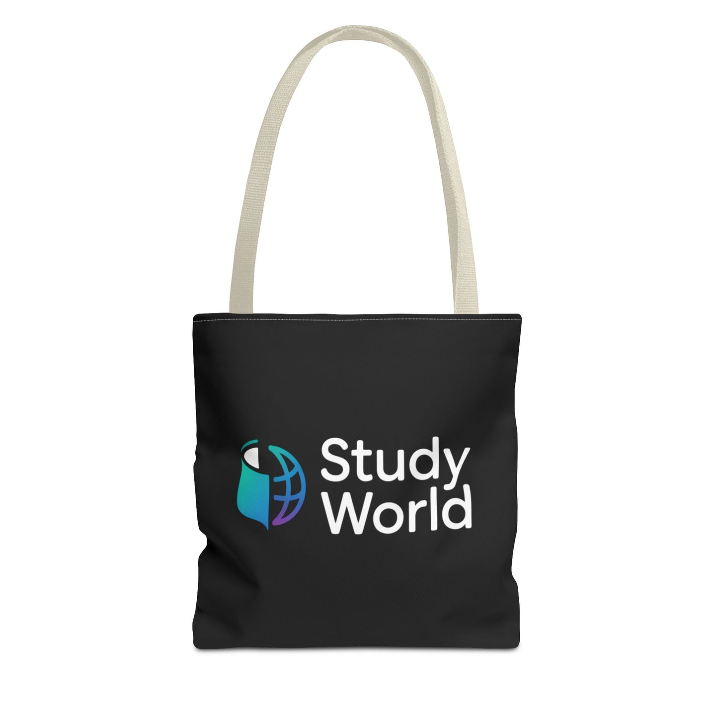Study World Tote Bag - Stylish, Reusable Bag for Students, Eco-Friendly Shopping, Perfect for College, Travel, Gifts