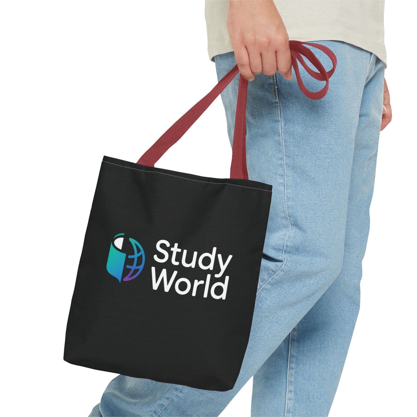 Study World Tote Bag - Stylish, Reusable Bag for Students, Eco-Friendly Shopping, Perfect for College, Travel, Gifts
