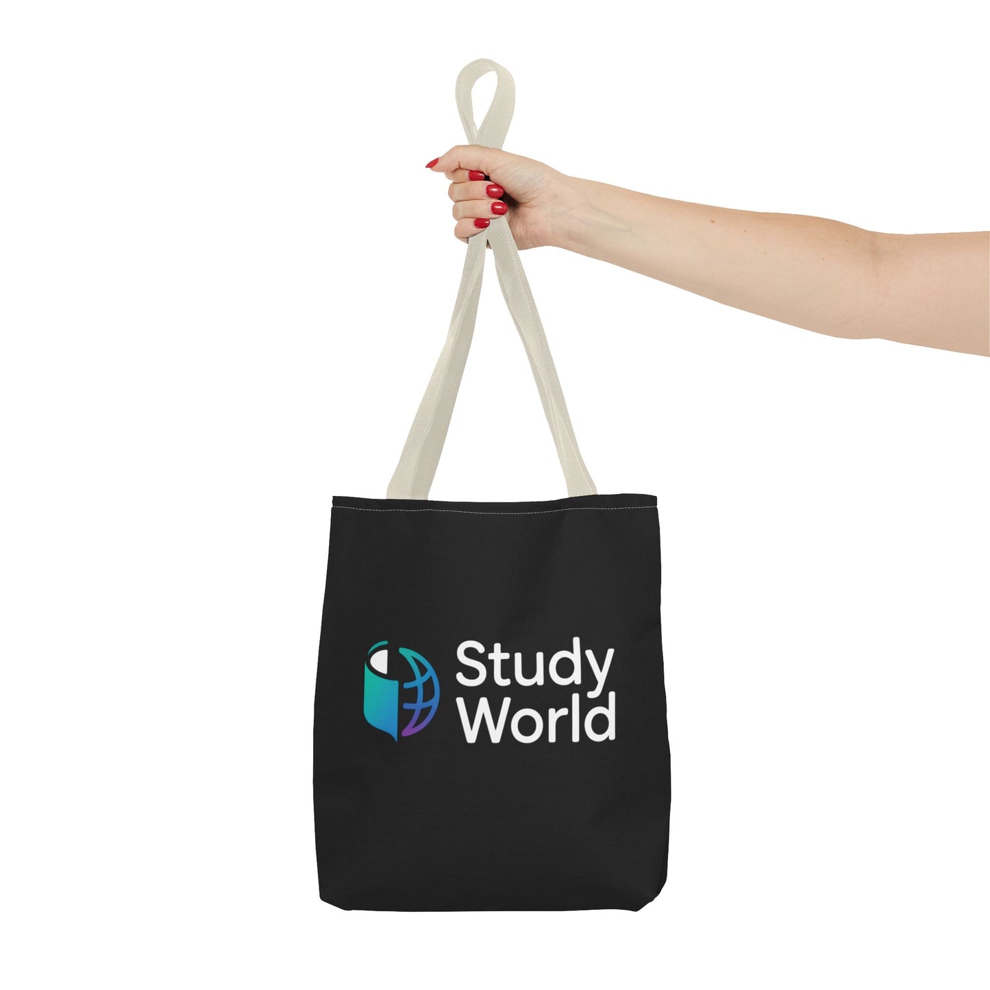 Study World Tote Bag - Stylish, Reusable Bag for Students, Eco-Friendly Shopping, Perfect for College, Travel, Gifts