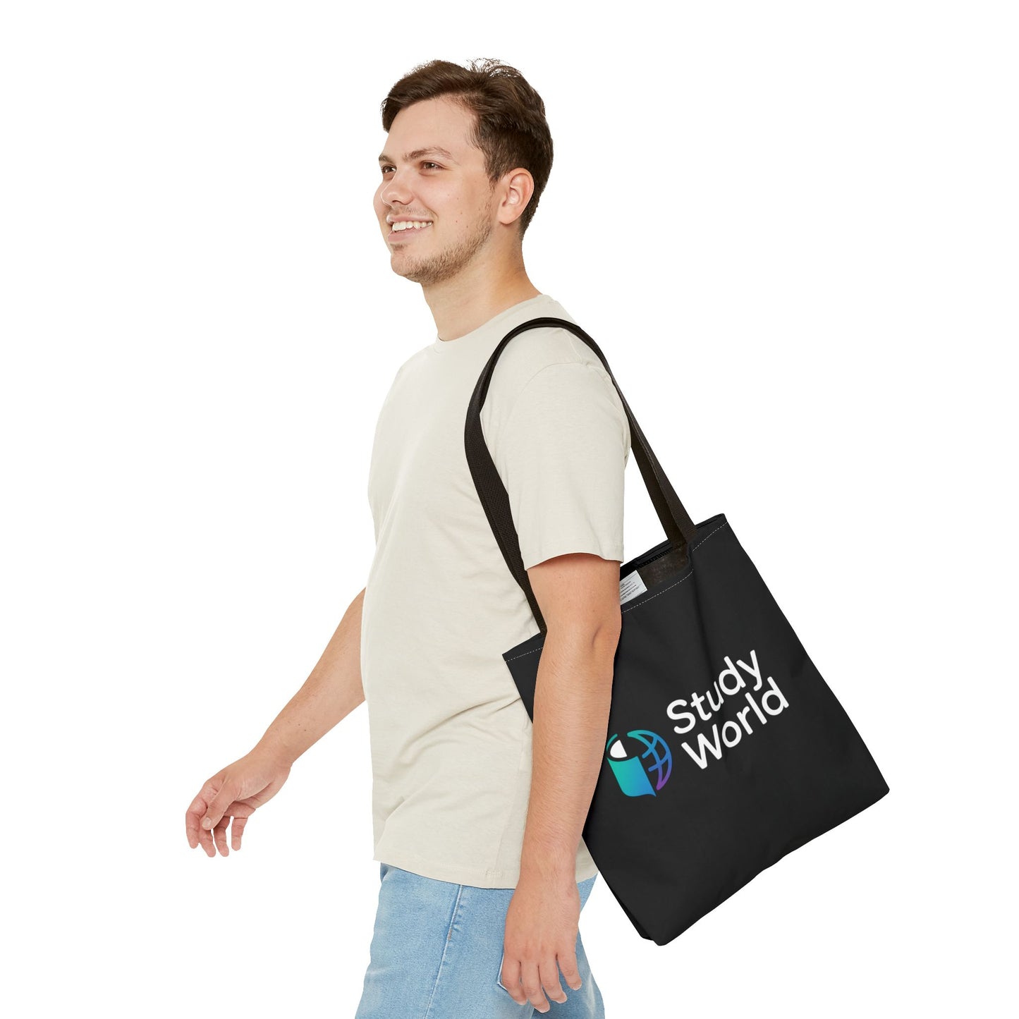 Study World Tote Bag - Stylish, Reusable Bag for Students, Eco-Friendly Shopping, Perfect for College, Travel, Gifts